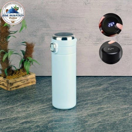 ترمس حراري LED  متوفر  من مستلزمات القهوة في الخليج و متجر بلو ماونتن