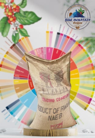 الوان القهوة الجميلة تتميز به قهوة رواندا جيهامبو من بلو ماونتن