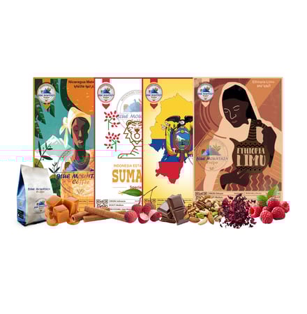 مجموعة مختارة من القهوة المتخصصة