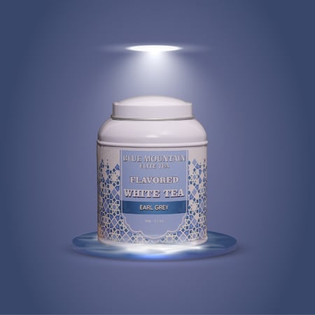 شاي ابيض (شاي إيرل غراي )50غرام