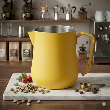 إبريق حليب أصفر – سعة 500 مل