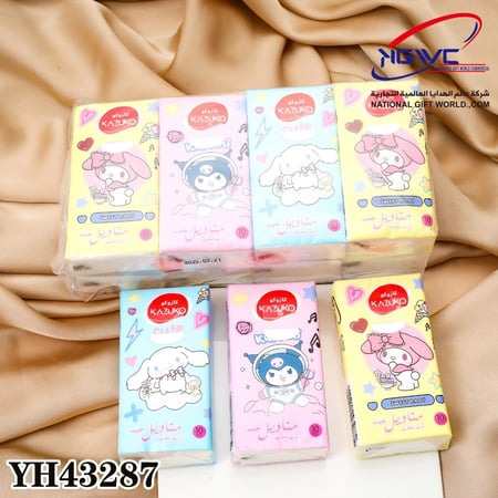 مناديل بشخصيات سانريو أناقة نظافة ولطافة في جيبك