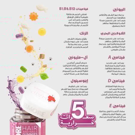 روتين بي مور لإشراقة اللؤلؤ - جاميز الشعر والاظافر وبيرل جلو وماتشا الشاي الأخضر من بي مور كندا