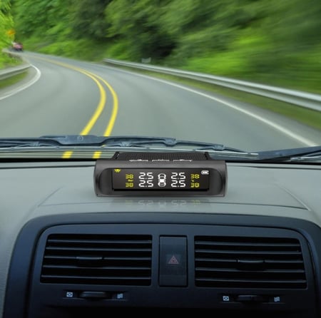 جهاز مراقبة ضغط الإطارات + 4 حساسات