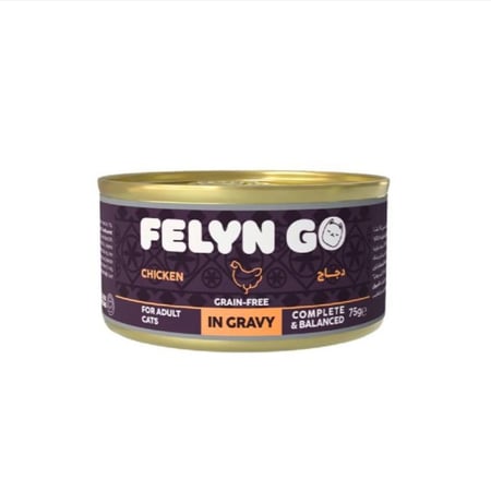 فيلاين قو معلبات بنكهة الدجاج بالمرق 75 جم