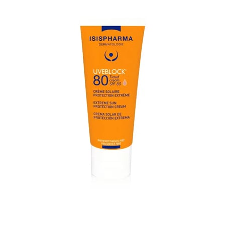 ايزيس كريم واقي شمس SPF80+ مع اساس مكياج للبشرة الجافة والحساسة 40مل