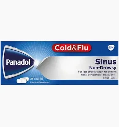 Panadol Cold & Flu Day Sinus 24 Caplets