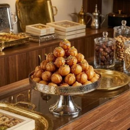 ستاند تقديم  استيل مقاس 25- قاعدة مرتفعة