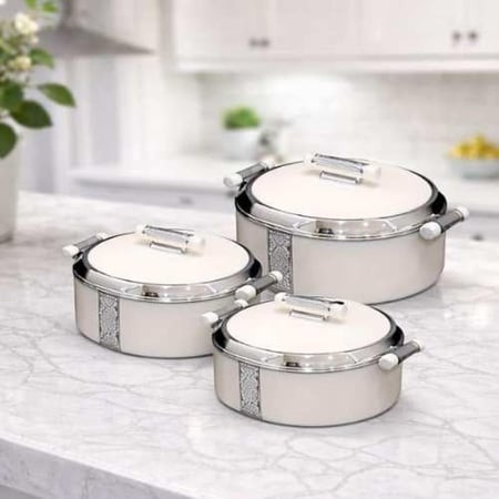 طقم حافظات انيق مكون من 3 قطع بثلاث مقاسات