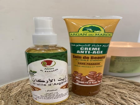 زيت الارغان + كريم الارغان مجانا
