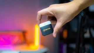 ميكروفون لاسلكي احترافي للأندرويد واللاب توب والأيباد BOYA