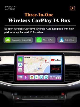 جهاز تحويل شاشة السيارة لأندرويد 13  P-link  بذاكرة 8GB+128GB