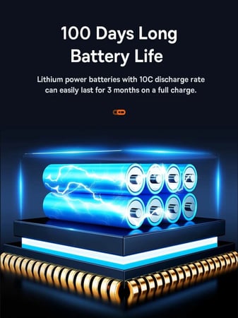 منفاخ هواء عجلات السيارة لاسلكي من بيسوس بقوة 250 واط