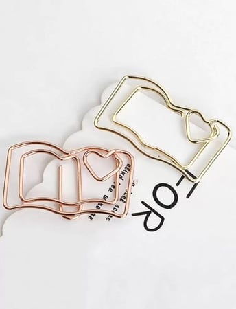 فاصل كتب معدني قطعة وحدة عشوائية