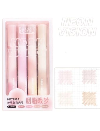 أقلام تحديد هايلايتر (٤قطع)