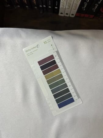 مؤشرات لاصقة ملونة داكن (تابز)١