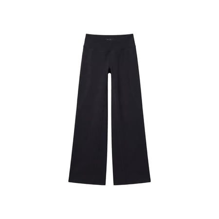 Crossover High Waist Flare Pants