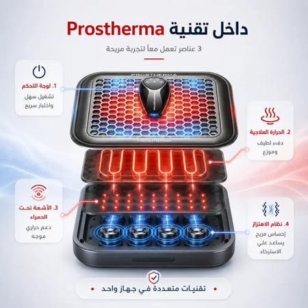 جهاز تدليك البروستاتا Prostherma لدعم راحة البروستاتا في المنزل