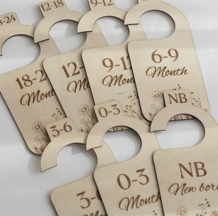 فواصل ملابس الرضع