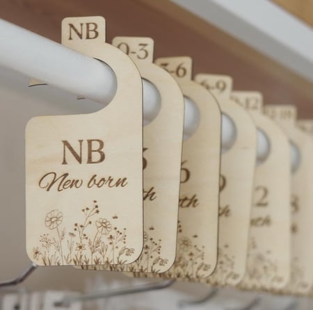 فواصل ملابس الرضع