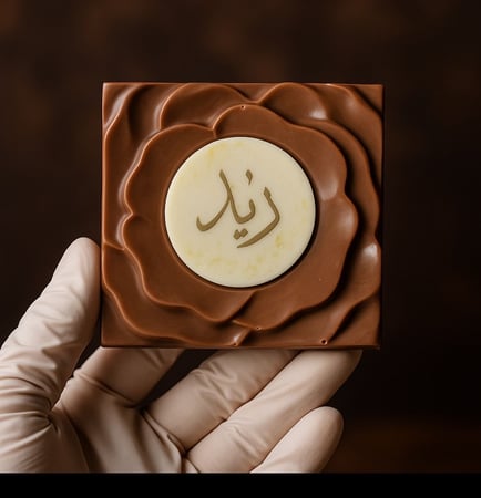 قالب حفر تركي بولي كاربونات ورده الجوري مع قالب الطباعه٣مل  وقاعده