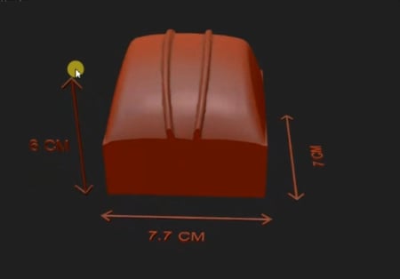 قالب الكيندر مقاسات مختلفه