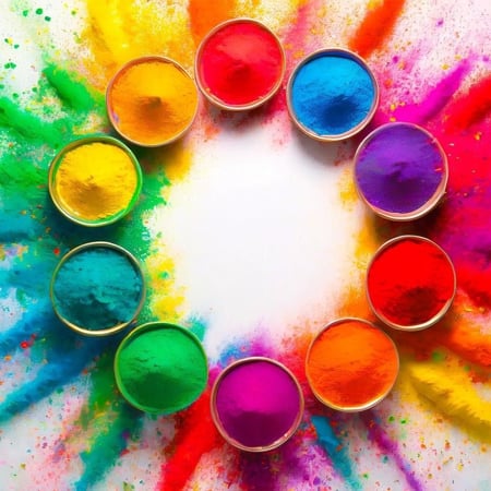 ألوان بودره الشوكلاته