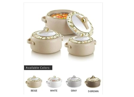 طقم حافظات نياسا الكبير 3 قطع الكبيرة 2500/3500/5000 ملي