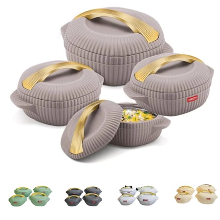 طقم حافظات طعام - ميلتون مكون من 4قطع