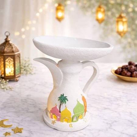 صحن بقاعدة فانوس وسط*