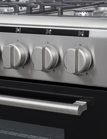 فيستل - فرن غاز 60x90, شبك خفيف