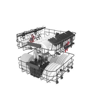 ويرلبول - غسالة صحون, 8 برامج, 14 مكان للتخزين