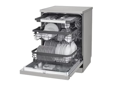 ال جي - غسالة صحون, 10 برامج, 14 مكان للتخزين