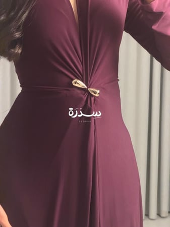 ‏فستان ناعم تل سترتش
