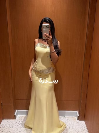 فستان سهرة كورسيه تطريز مميز