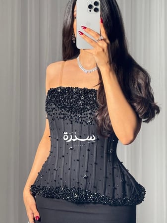 فستان سهرة كورسيه تطريز