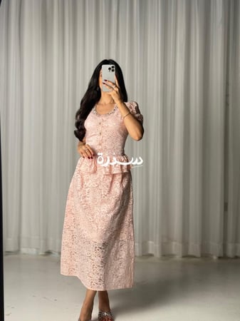 طقم دانتيل مطرز