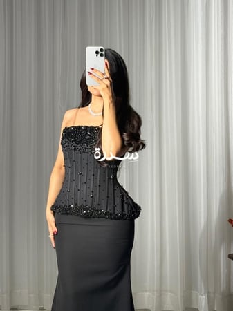 فستان سهرة كورسيه تطريز