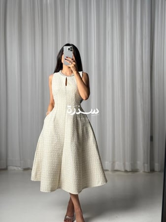 فستان ناعم ميد