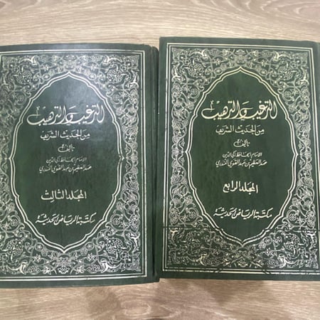 الترغيب والترهيب من الحديث الشريف جزئين