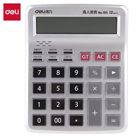 Large voice calculator