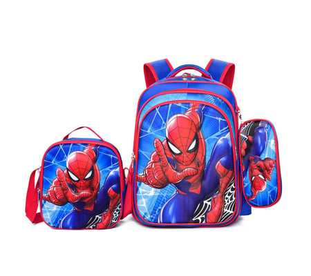 Boys school bag set with 3D cartoon images