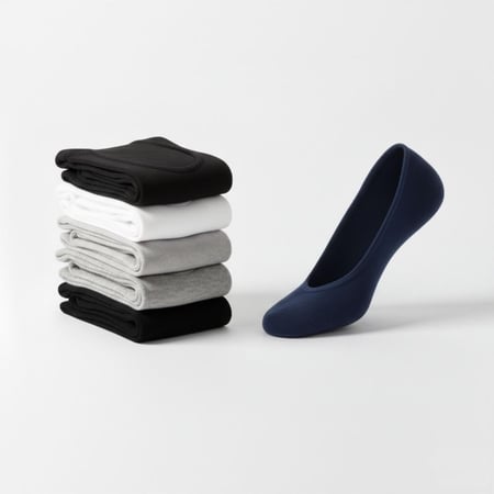 مجموعة شرابات وطاء قصة الربع 6 أزواج - رجالية