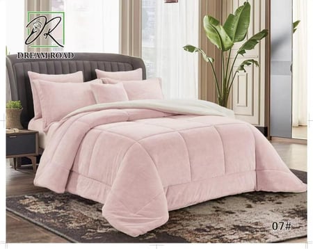 مفرش دريم مخمل فرو – نفرين (7 قطع)