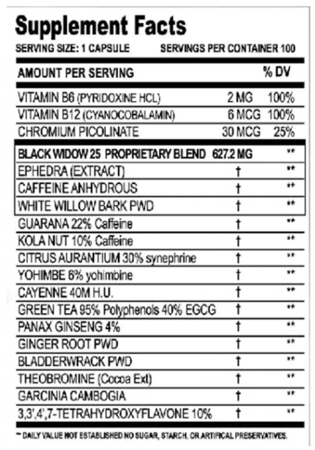 بلاك سبايدر  100 كبسولة