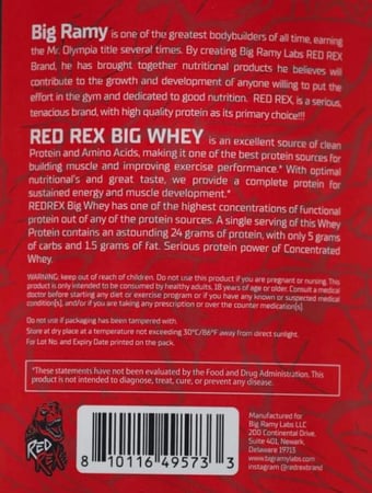 ريد ريكس بيج واي 2 كجم نكهة الشوكولاته 60 سكوب