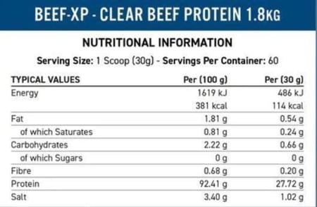 ابلايد بروتين بيف اكس بي فيمتو عنب
