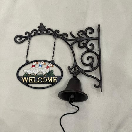 جرس زاوية معدنية  | Iron Decoration Bell