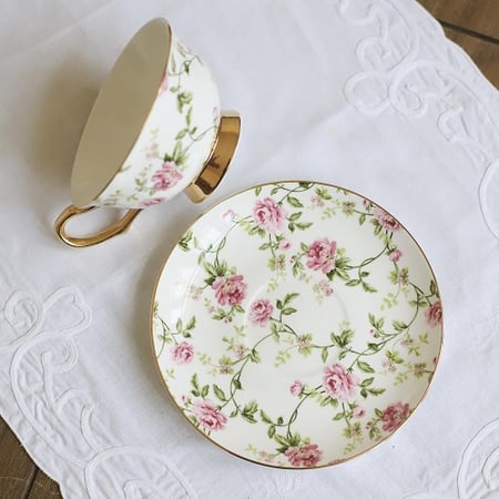 كوب شاي وصحن 220 مل |Tea Cup & Saucer 220 ml