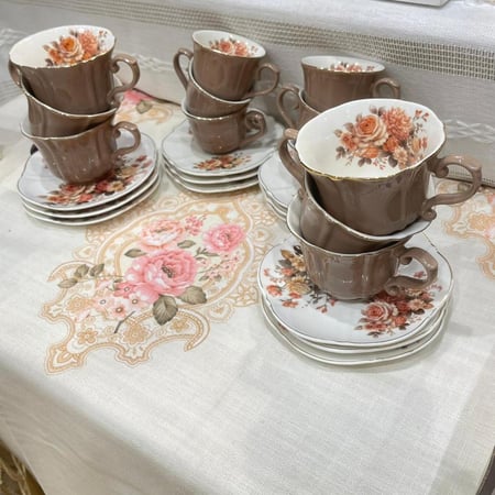 طقم اكواب شاي واكواب قهوة بخصم اضافي